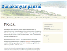 Tablet Screenshot of dunakanyarpanzio.hu